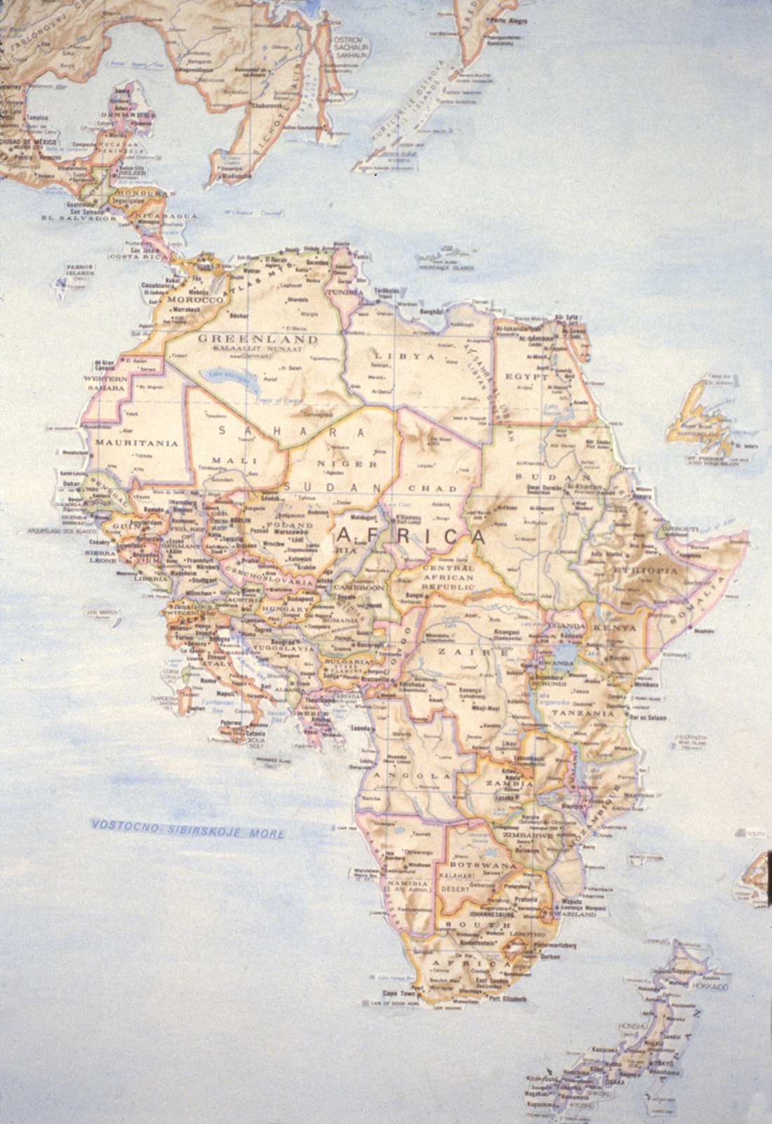 World Map Detail